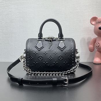 Fortok Louis Vuitton Speedy Trunk 20 Black M14575 13.5 x 11 x 20.5 cm
