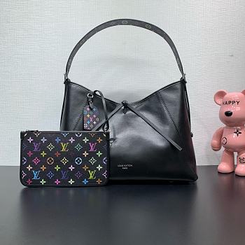Fortok Louis Vuitton CarryAll Dark Full Black 39 x 30 x 15 cm