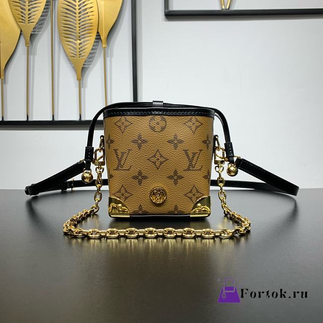 Fortok Louis Vuitton Bag Accessory Noé Purse LV Brown 11.5 x 11.5 x 11.5cm - 1
