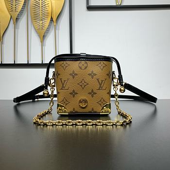 Fortok Louis Vuitton Bag Accessory Noé Purse LV Brown 11.5 x 11.5 x 11.5cm