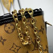 Fortok Louis Vuitton Bag Accessory Noé Purse LV Brown 11.5 x 11.5 x 11.5cm - 4