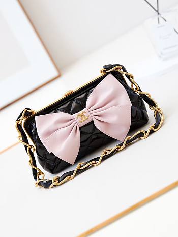 Fortok Chanel Bowknot Evening Bag Shoulder Bag 19cm