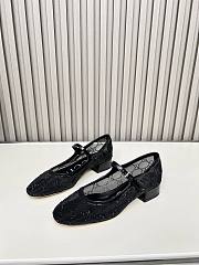 Fortok Gucci GG crystal detail ballerinas Bacl 2.5cm - 1
