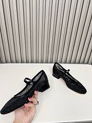Fortok Gucci GG crystal detail ballerinas Bacl 2.5cm - 2