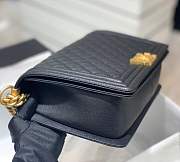 Fortok Chanel Boy Bag Large Caviar Black 17.5 x 28 x 7.5cm - 6