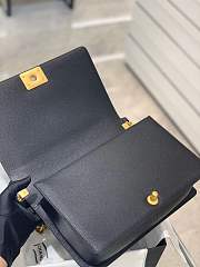 Fortok Chanel Boy Bag Large Caviar Black 17.5 x 28 x 7.5cm - 2