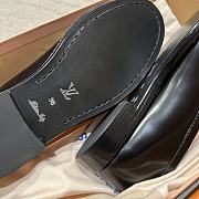 Fortok Louis Vuitton Chess Flat Loafers Black - 2