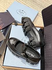 Fortok Prada Brushed leather Monolith Mary Janes Black - 2