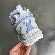 Fortok Off-White Sneakers White Blue Be Right Back - 5
