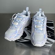 Fortok Off-White Sneakers White Blue Be Right Back - 1