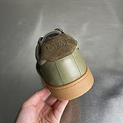 Fortok Loewe Ballet Runner 2.0 in nylon and calfskin Green  - 6