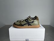 Fortok Loewe Ballet Runner 2.0 in nylon and calfskin Green  - 3