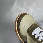 Fortok Loewe Ballet Runner 2.0 in nylon and calfskin Green  - 2