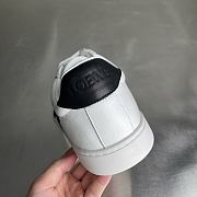Fortok Loewe Ballet Runner 2.0 in nylon and calfskin White and Black - 2
