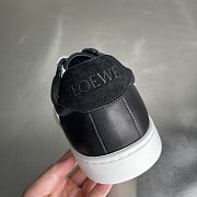 Fortok Loewe Ballet Runner 2.0 in nylon and calfskin Black and White - 5