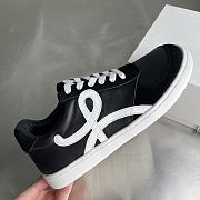 Fortok Loewe Ballet Runner 2.0 in nylon and calfskin Black and White - 3