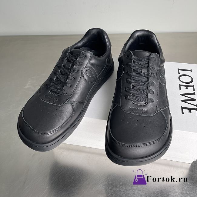 Fortok Loewe Ballet Runner 2.0 in nylon and calfskin Black - 1
