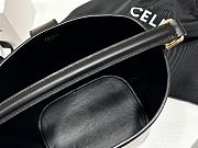 Fortok Celine Louise Bag In Smooth Calfskin Black 16*19*12cm - 6