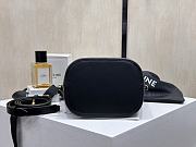Fortok Celine Louise Bag In Smooth Calfskin Black 16*19*12cm - 5