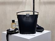 Fortok Celine Louise Bag In Smooth Calfskin Black 16*19*12cm - 3