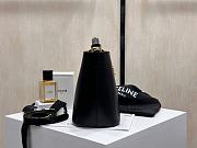 Fortok Celine Louise Bag In Smooth Calfskin Black 16*19*12cm - 4