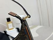 Fortok Celine Ava Bag In Triomphe Canvas And Calfskin Leather Brown 22 x 7.5 x 17cm - 5