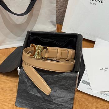 Fortok Celine belt Beige 2.5cm