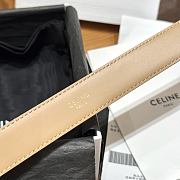 Fortok Celine belt Beige 2.5cm - 2