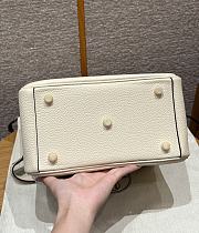 Fortok Hermes Lindy 26 Nata Clemence Leather Gold Hardware 26*18*12cm - 5