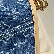Fortok Louis Vuitton Diane Denim 24*15*9cm - 4