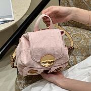 Fortok Louis Vuitton Venice Monogram Pink Denim Backpack 26×7×24cm - 4
