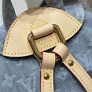 Fortok Louis Vuitton Venice Monogram Blue Denim Backpack 26×7×24cm - 2