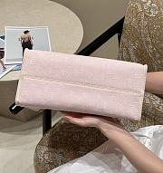 Fortok Louis Vuitton OnTheGo Pink Denim 32×26×15cm - 4