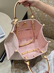 Fortok Louis Vuitton OnTheGo Pink Denim 32×26×15cm - 2