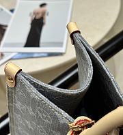 Fortok Louis Vuitton OnTheGo Blue Denim 32×26×15cm - 6