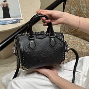 Fortok Louis Vuitton Speedy Trunk 20 Black 20.5 x 13.5 x 11cm - 1
