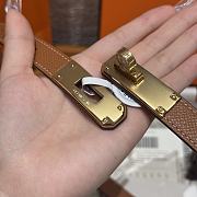 Fortok Hermès Kelly 18 belt Brown 18mm/ 60-100cm Gold Hardware  - 2