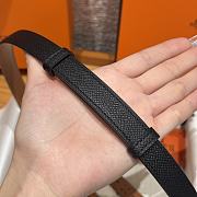 Fortok Hermès Kelly 18 belt Black 18mm/ 60-100cm Gold Hardware  - 5