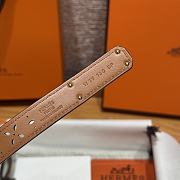 Fortok Hermès Kelly 18 belt Black 18mm/ 60-100cm Gold Hardware  - 2