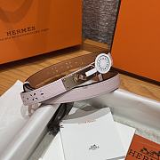 Fortok Hermès Kelly 18 belt Pink 18mm/ 60-100cm Rose Gold Hardware    - 1