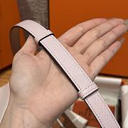Fortok Hermès Kelly 18 belt Pink 18mm/ 60-100cm Gold Hardware    - 3