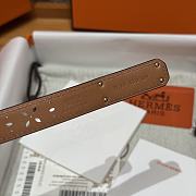 Fortok Hermès Kelly 18 belt Pink 18mm/ 60-100cm Gold Hardware    - 4