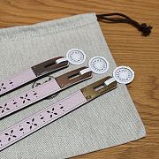 Fortok Hermès Kelly 18 belt Pink 18mm/ 60-100cm - 4