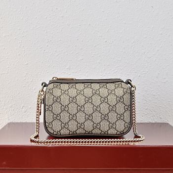 Fortok Gucci Ophidia mini bag 16 × 10 × 8 cm
