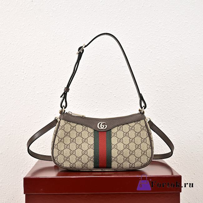 Fortok Gucci Ophidia Small Shoulder Bag 26 × 15 × 6.5 cm - 1