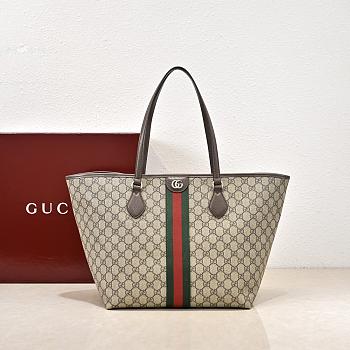 Fortok Gucci Ophidia GG Medium Tote Bag 31 × 28.5 × 20 cm