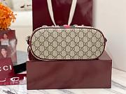 Fortok Gucci Ophidia small shoulder bag Rouge 23 × 21 × 12 cm - 5