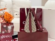 Fortok Gucci Ophidia small shoulder bag Rouge 23 × 21 × 12 cm - 2