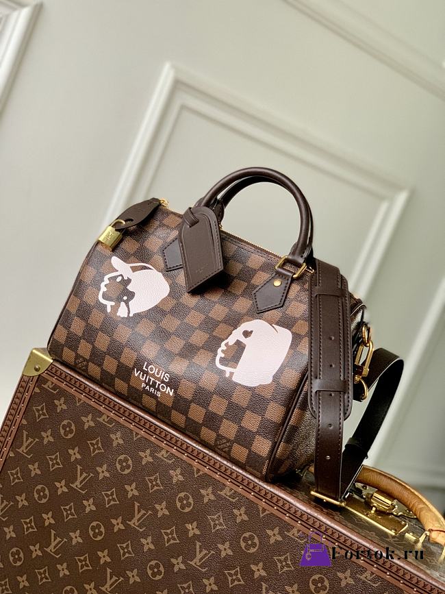 Fortok Louis Vuitton Speedy Bandoulière 25 N40772 Damier 15 x 15 x 25cm  - 1