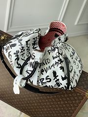 Fortok Louis Vuitton Keepall 50 Graffiti Dynasty bag White 50 x 29 x 23cm - 5